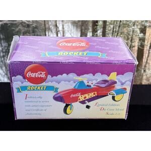 Limited Edition COCA COLA DIE-CAST Metal Rocket Pedal CAR Scale 1:3 NEW